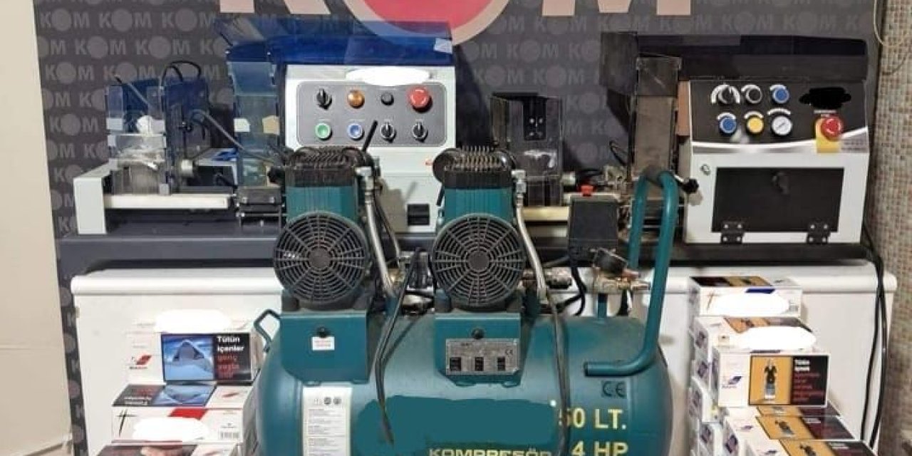 Kırıkkale'de 1 Milyon 260 Bin Dolu Makaron Ele Geçirildi