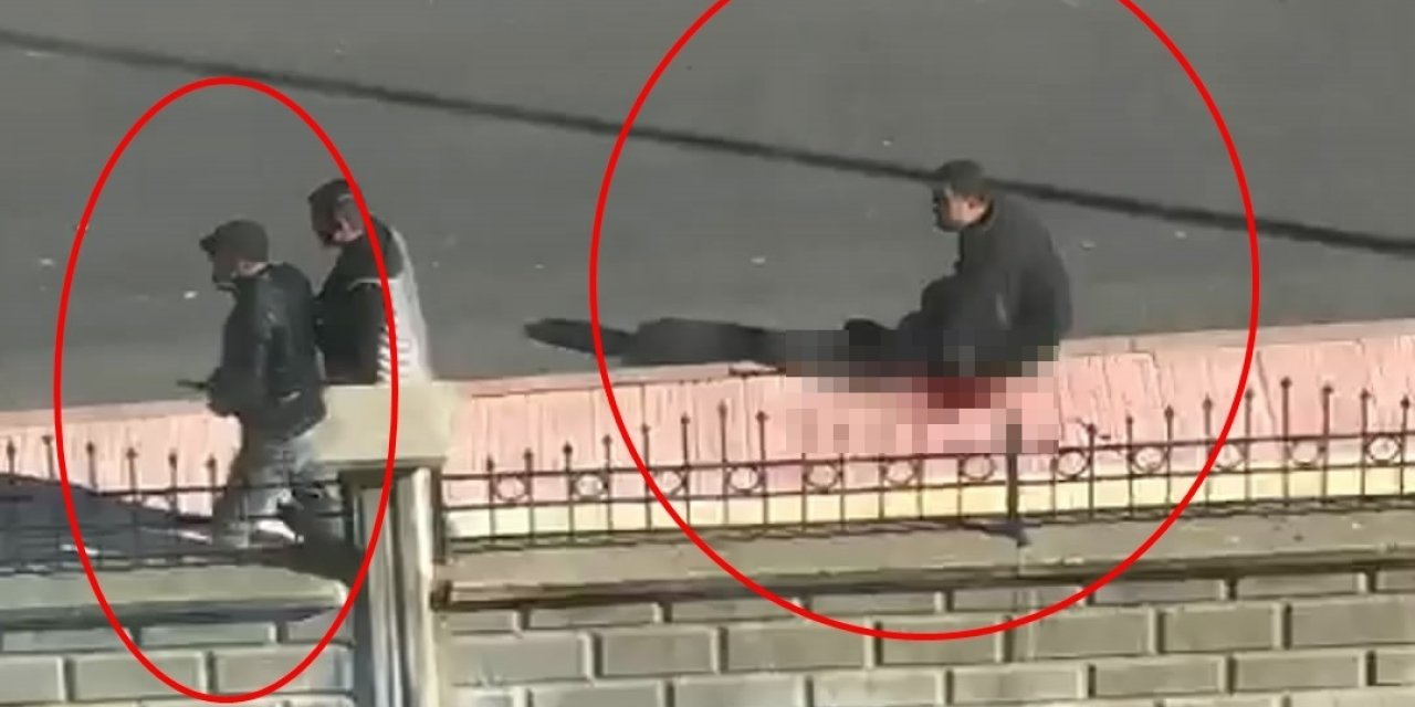 Husumetlisini Bıçakla Yaraladı, O Anlar Kamerada