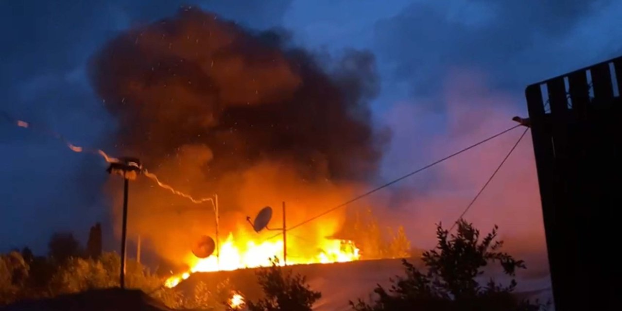 Bodrum'da Restoran Yangını