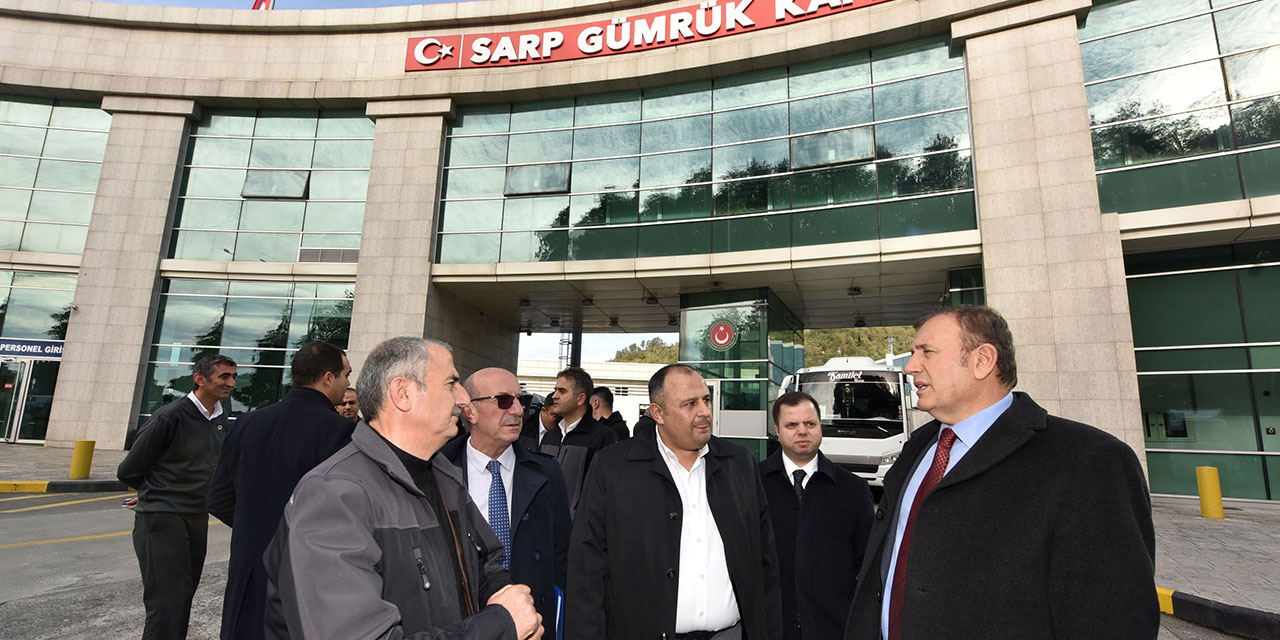 TTSO Başkanı Çelebi'den Sarp Gümrük Kapısı'ndaki yoğunluğa çözüm önerisi