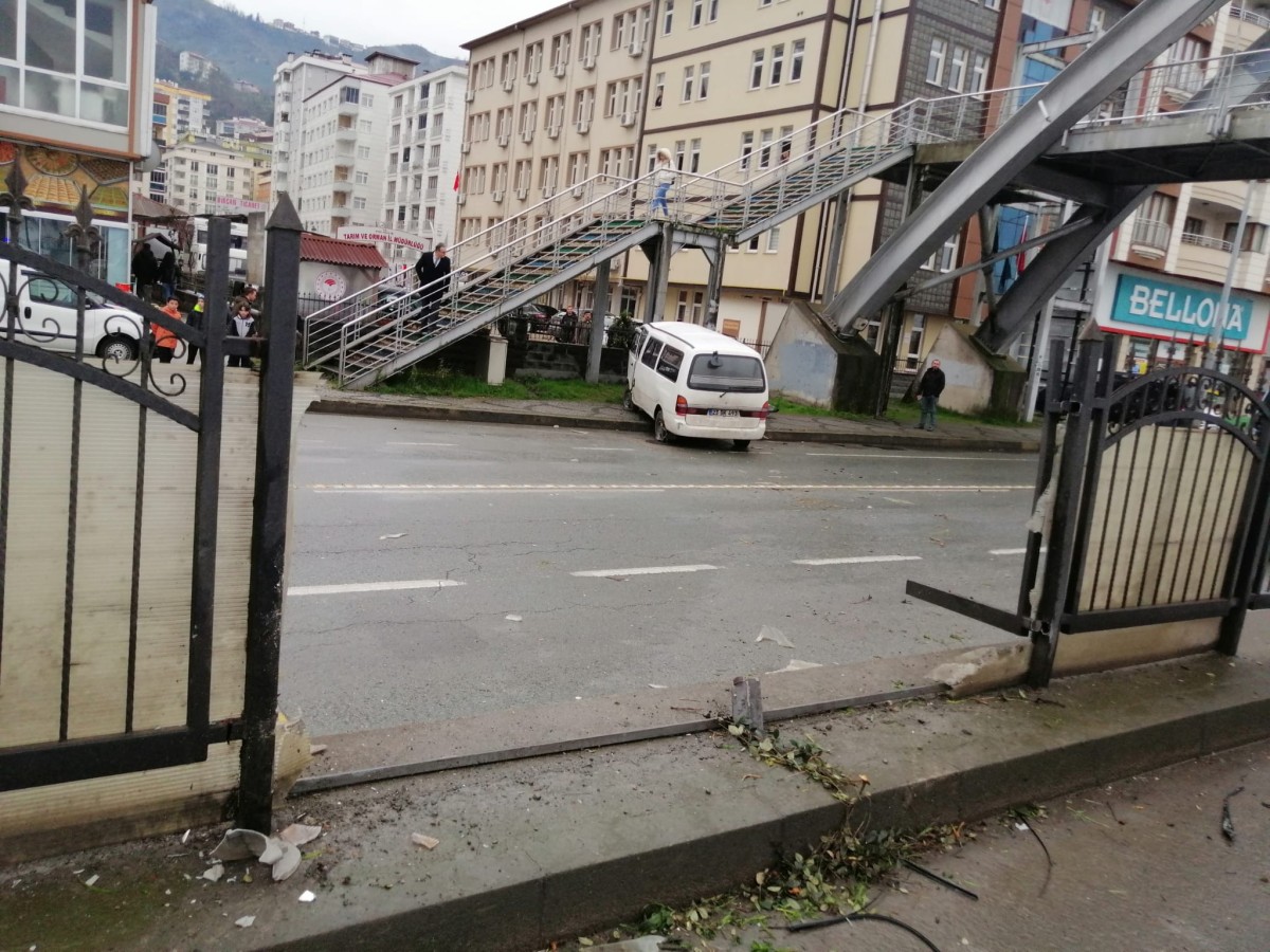 Rize’de Trafik Kazası