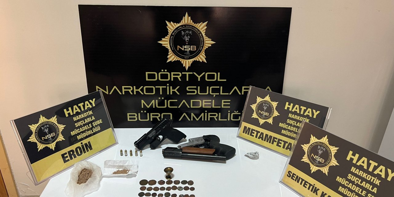 Hatay’da Uyuşturucu Ve Tarihi Eser Kaçakçılığı Operasyonu: 3 Gözaltı