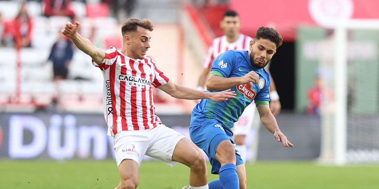 Antalya’nın Hızını Çaykur Rizespor Kesti