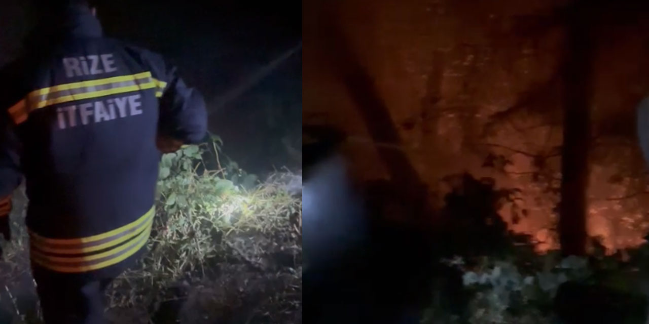 Rize'de Şiddetli Rüzgar Yangın ve Çatı Uçmasına Neden Oldu