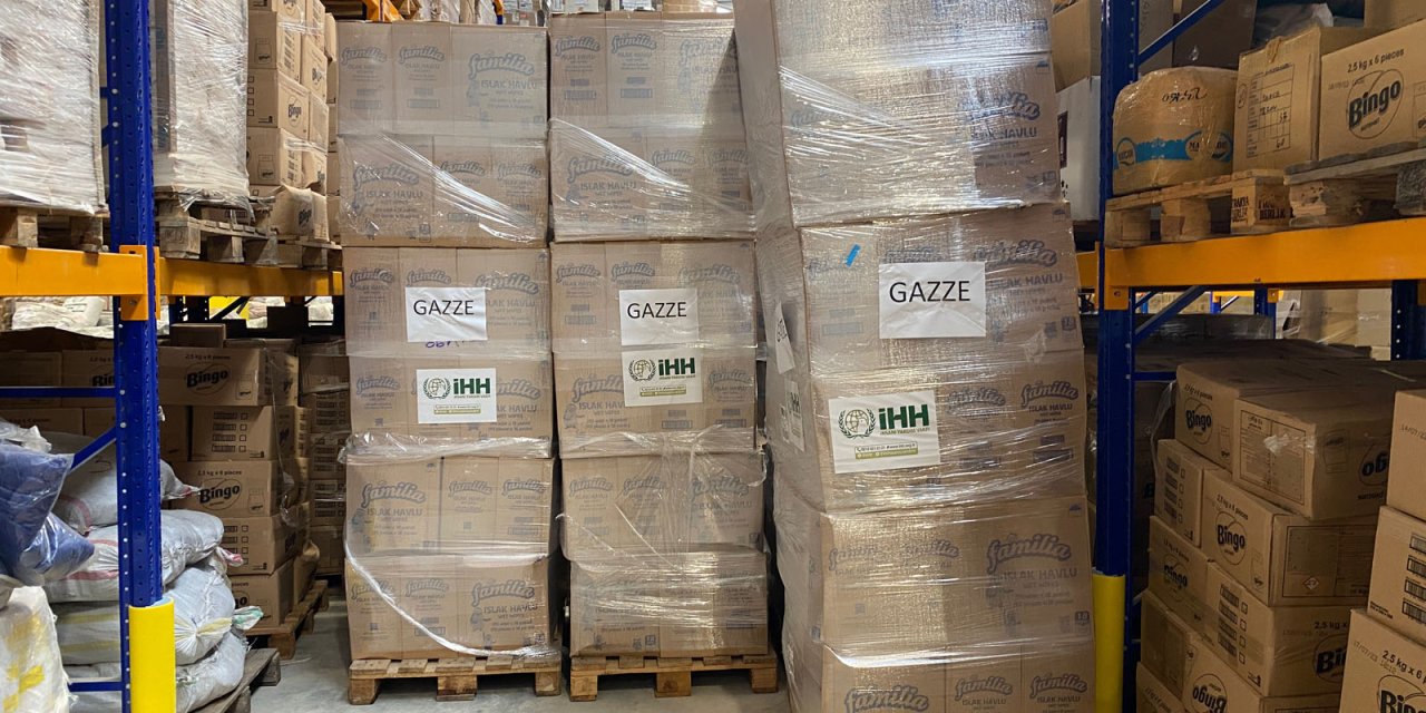 İhh'dan Gazze'ye 8 Tır'lık İnsani Yardım