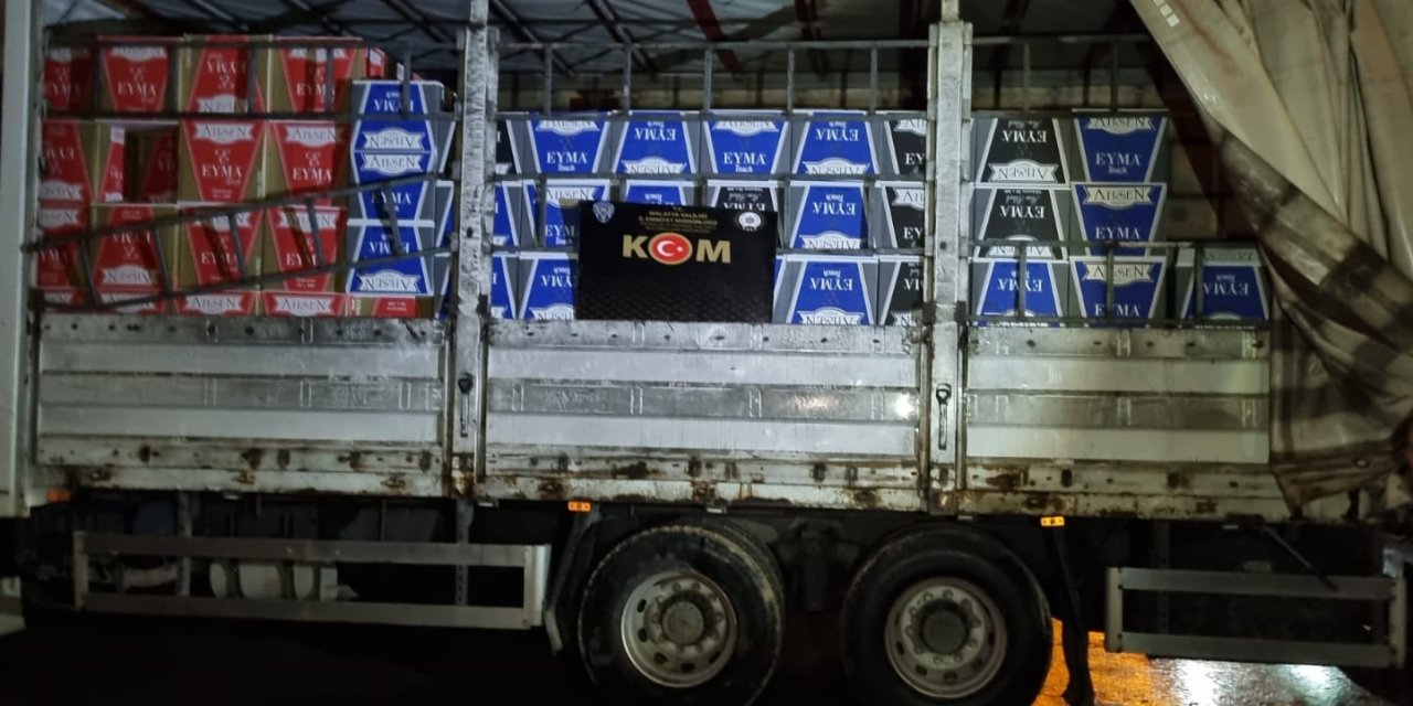 Malatya'da, 5 Milyon 550 Bin Kaçak Makaron Ele Geçirildi