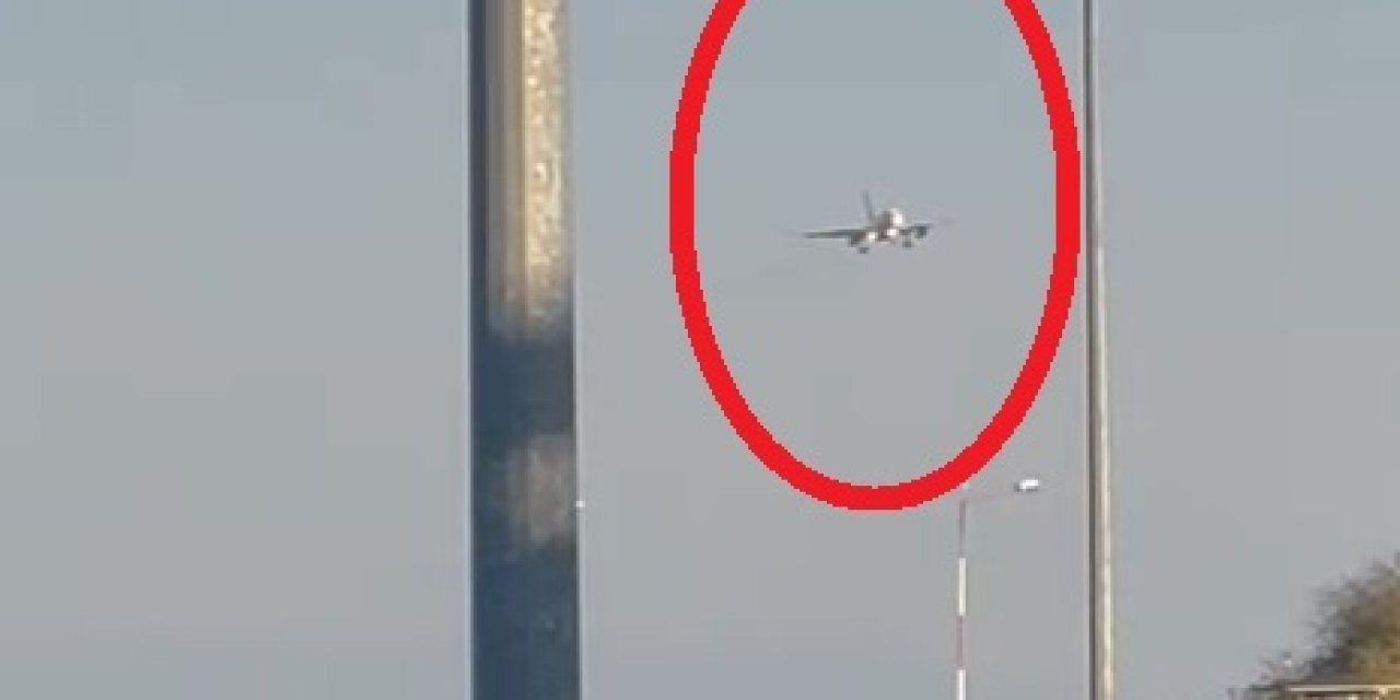 Fırtına Nedeni İle Piste İnemeyen Uçak, Kamerada