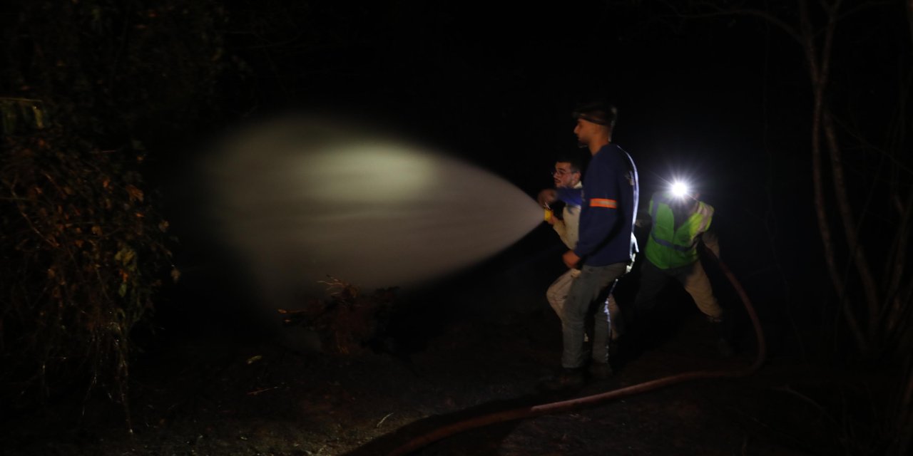 Trabzon'da Orman Yangını; 100 Dönüm Alan Yandı, Yağmur Büyümesini Önledi