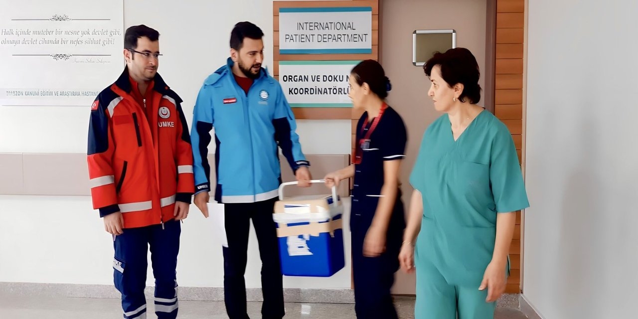Trabzon'da beyin ölümü gerçekleşen kişinin organları 3 hastaya nakledilecek