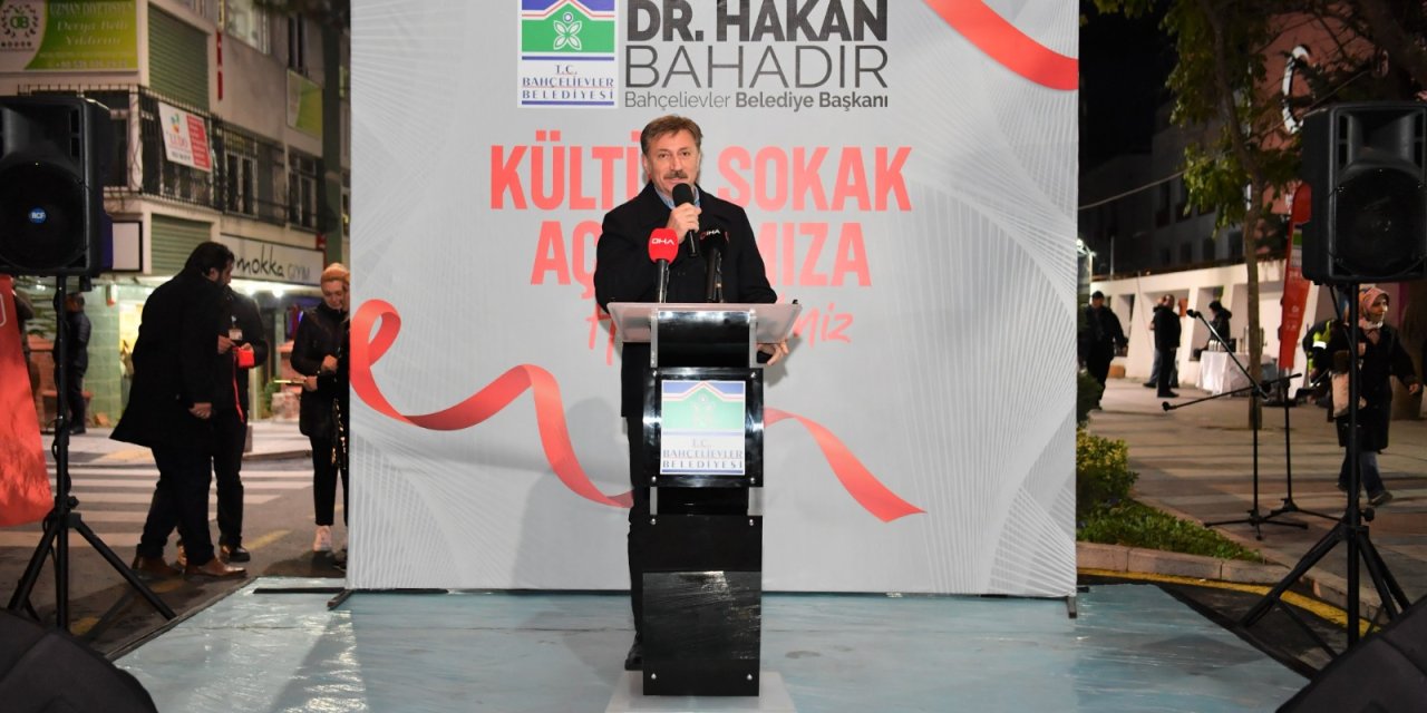 Bahçelievler’de Kültür Sokağı Açıldı