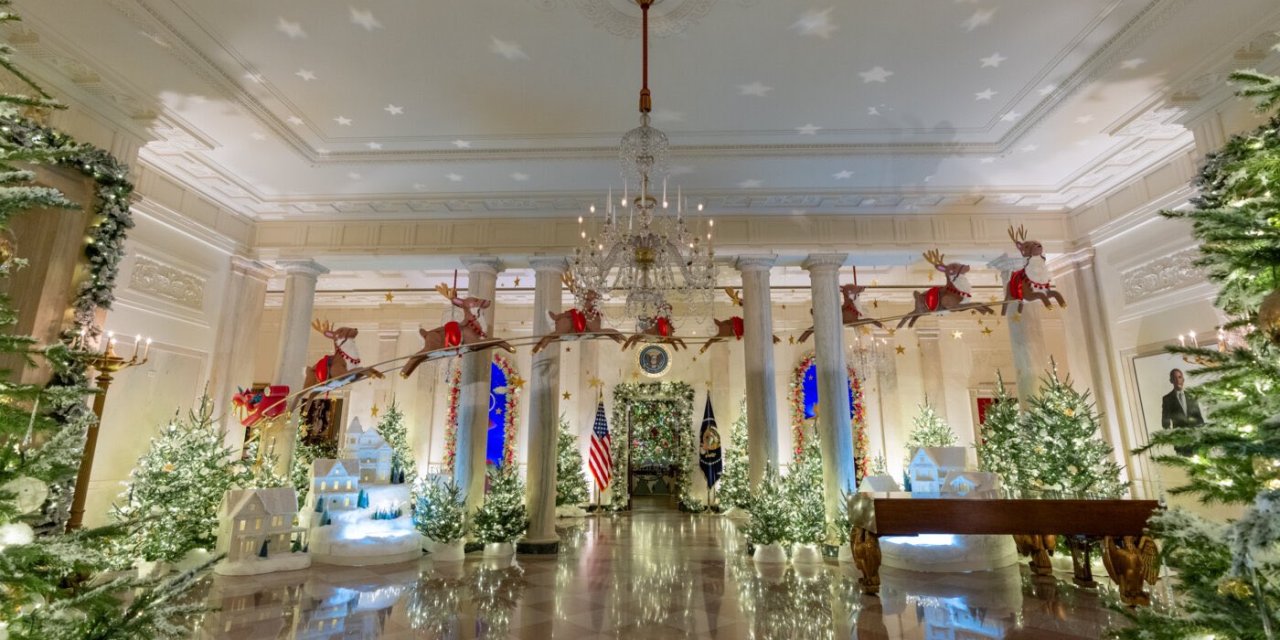 Beyaz Saray’da Geleneksel Noel Hazırlıkları Tamamlandı