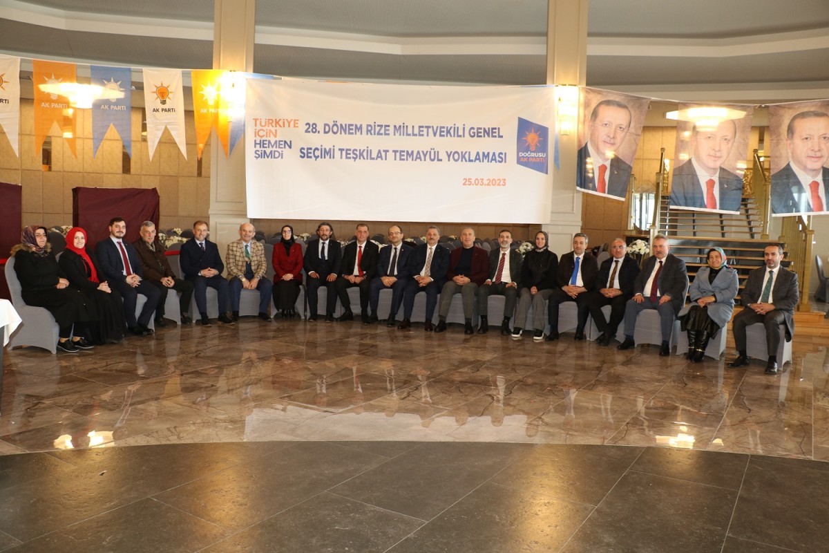 AK Parti Rize’de Teşkilat Temayülü Yapıldı