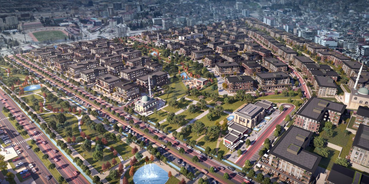 Kahramanmaraş'ta Azerbaycan Mahallesi, 197 Kilometrelik Fore Kazıklar Üzerine İnşa Ediliyor