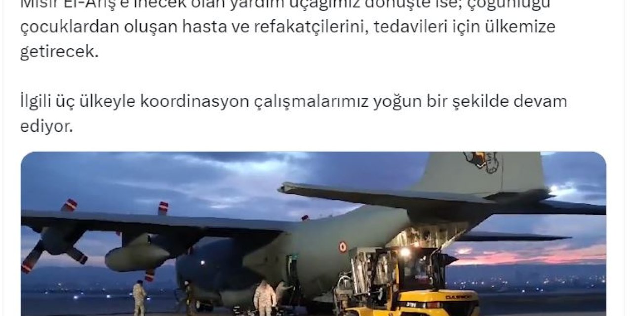 Gazze'ye İlaç Ve Tıbbi Malzeme Götüren Uçak Kayseri'den Havalandı (2)