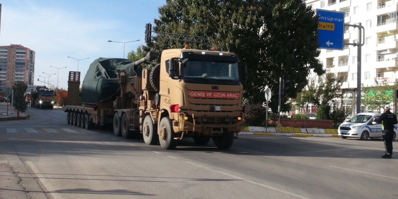 Fırat Kalkanı Bölgesine Askeri Sevkiyat
