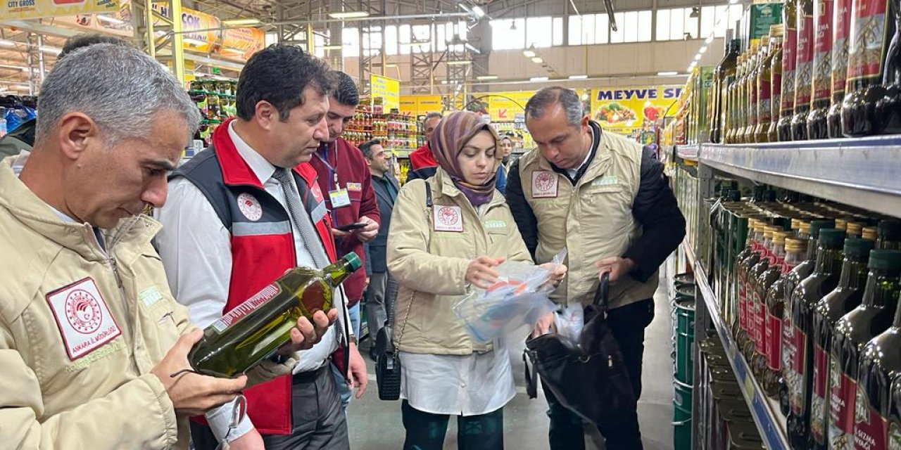 Ankara'da Zeytin Ürünlerine Gıda Denetimi