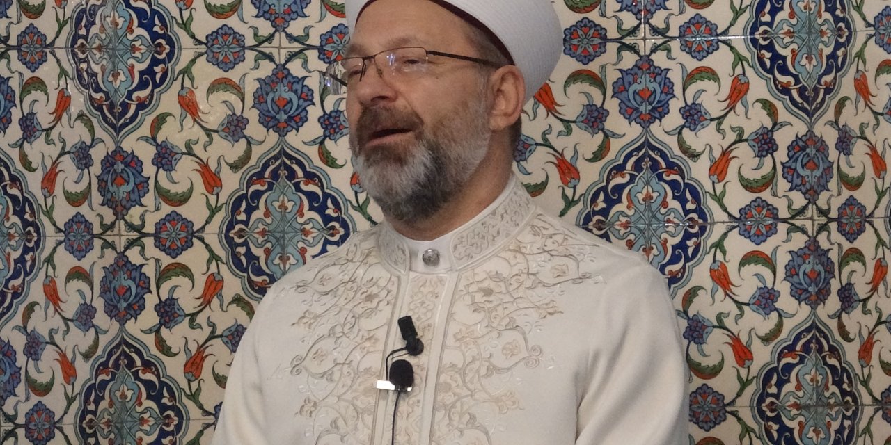Diyanet İşleri Başkanı Erbaş’ın Katıldığı Programda Filistinliler İçin Dua Edildi