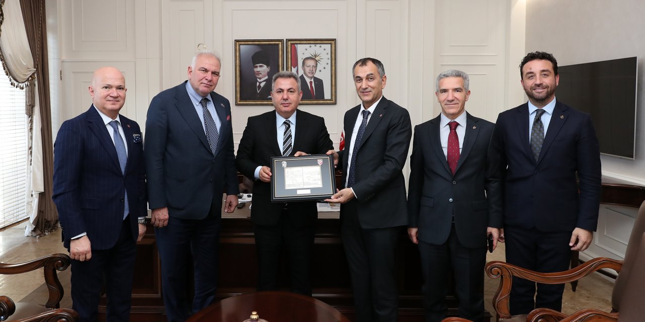 Karşıyaka'dan Vali Elban'a Stat Ziyareti