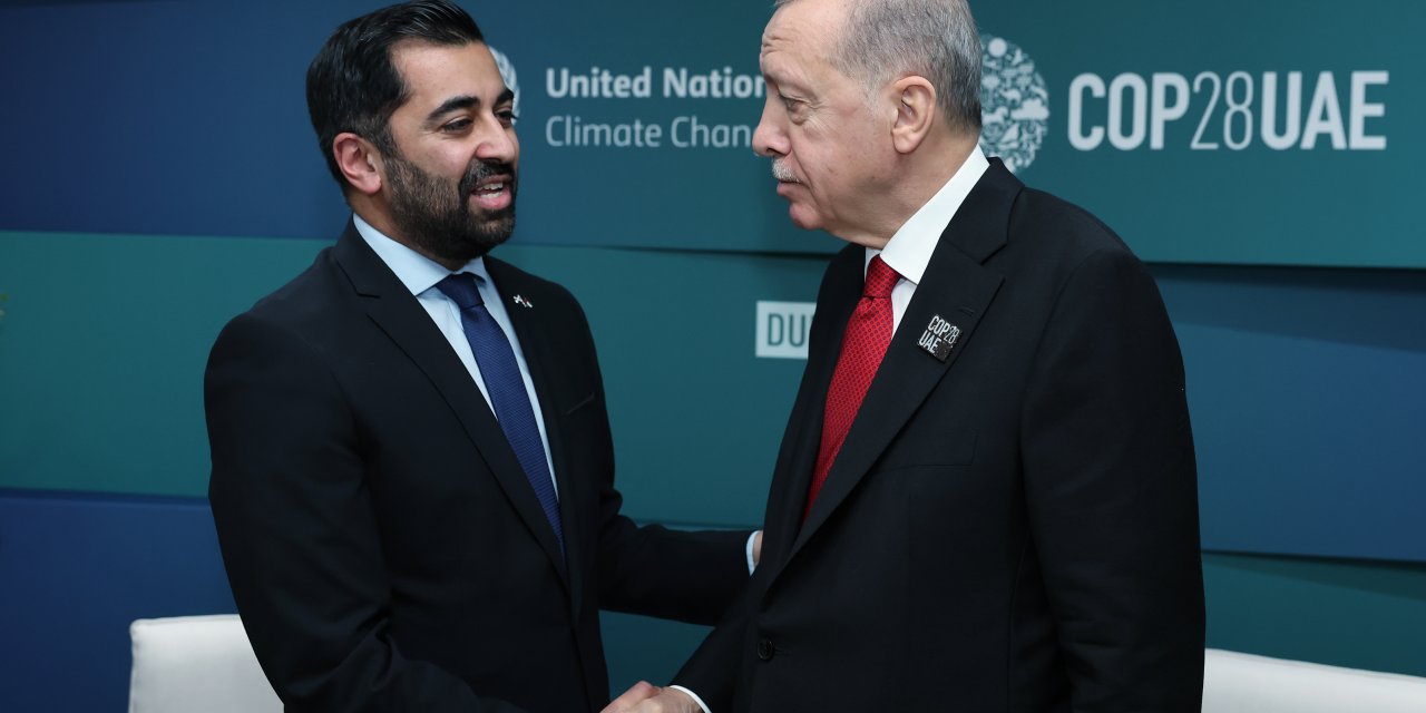 Erdoğan, İskoçya Başbakanı Yusuf’la Bir Araya Geldi