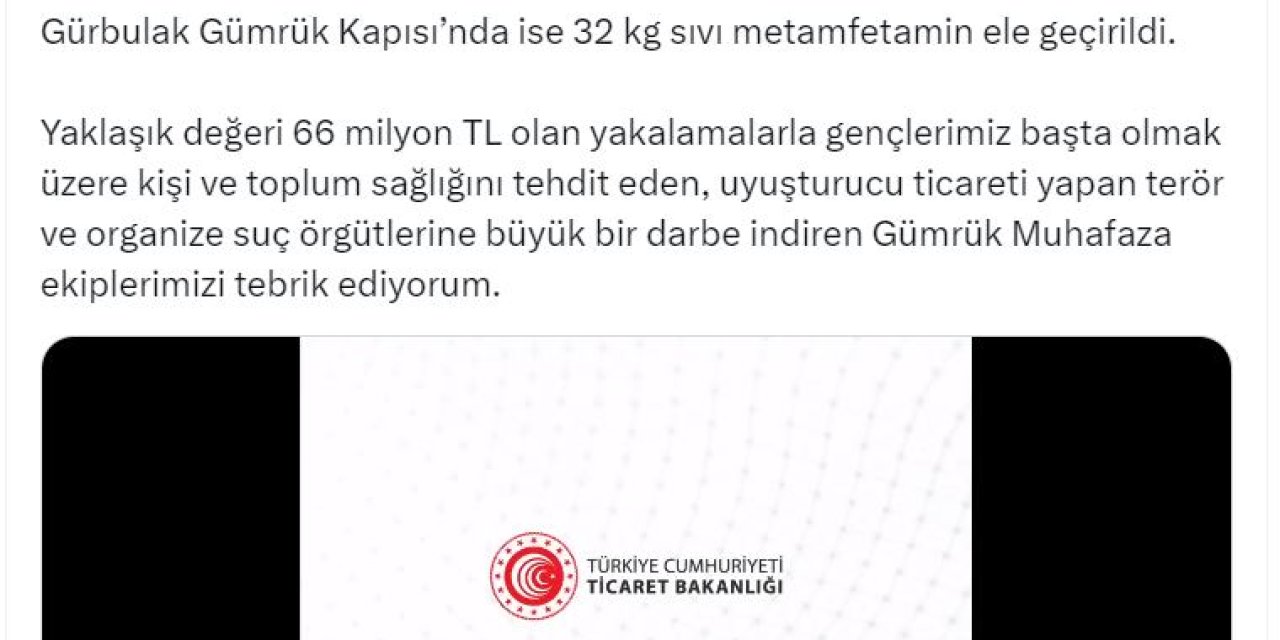 Bakan Bolat: Yaklaşık 66 Milyon Tl Değerinde Uyuşturucu Ele Geçirildi