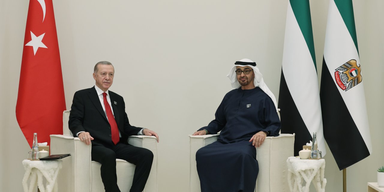 Erdoğan, Bae Devlet Başkanı Al Nahyan İle Bir Araya Geldi