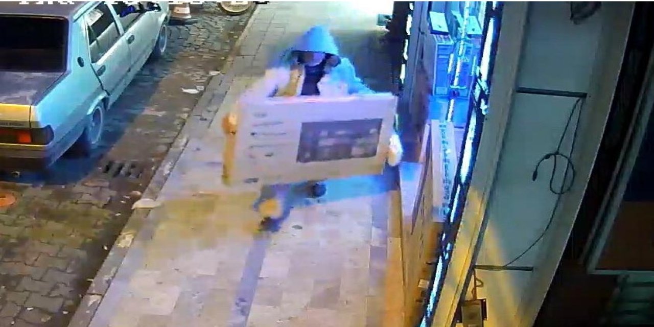 Televizyon Hırsızlığı Kamerada