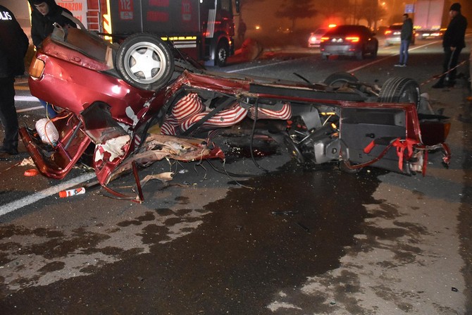 Trabzon’da Trafik Kazası: 2 Ölü, 2 Yaralı