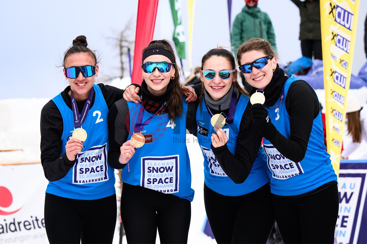 Milliler, CEV Kar Voleybolu Avrupa Turu Wagrain Etabı'nda şampiyon oldu