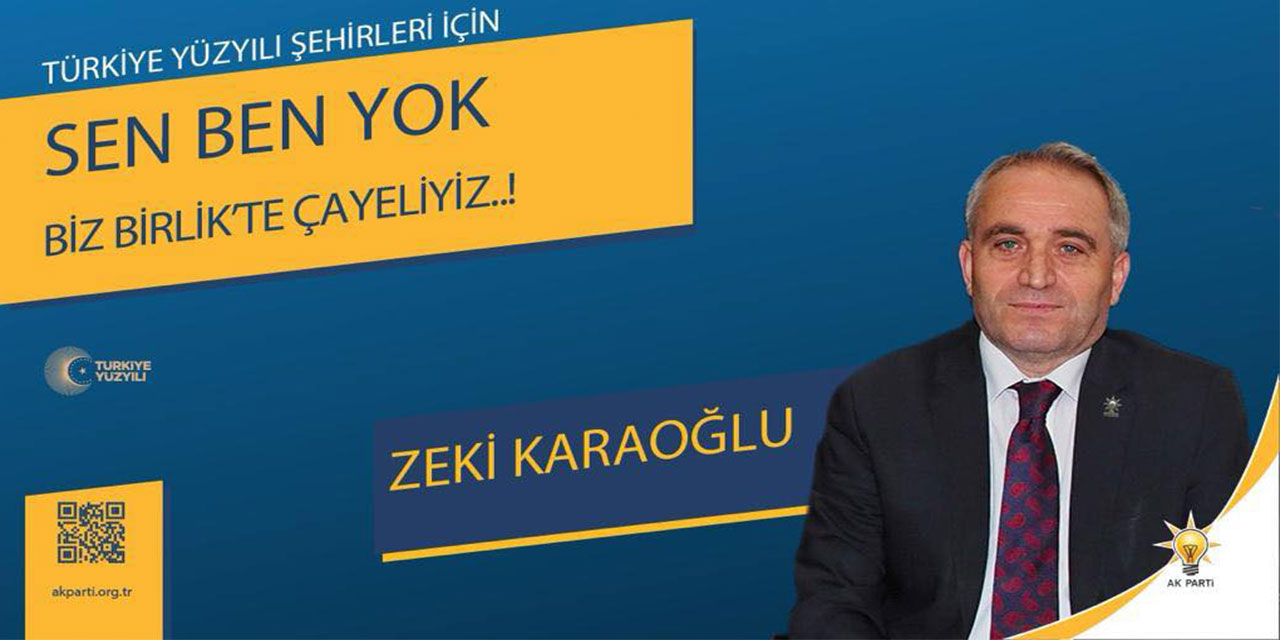 Zeki Karaoğlu'ndan Adaylık Açıklaması: "Yeniden Çayeli diyebilmek adına bu yola çıktım"
