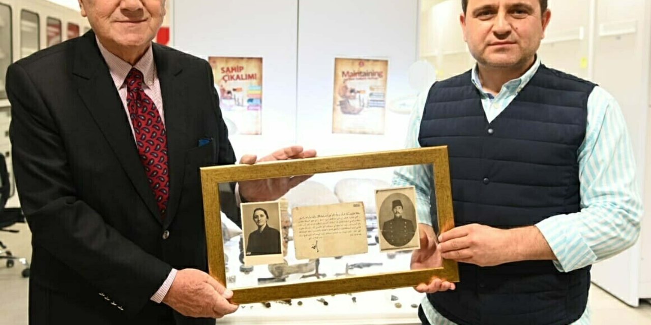 Enver Paşa'nın İmzalı Belgesi, Çanakkale Savaşları Alan Başkanlığı'na Bağışlandı