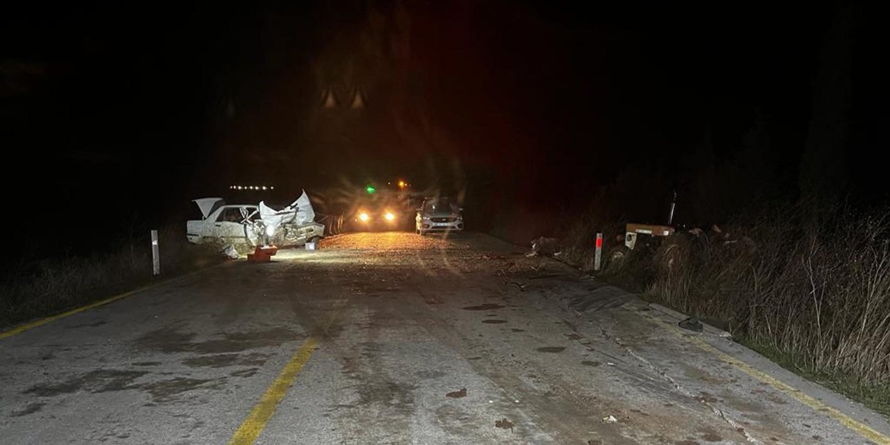 Edirne’de Otomobil İle Traktör Çarpıştı: 1 Ölü, 1 Yaralı