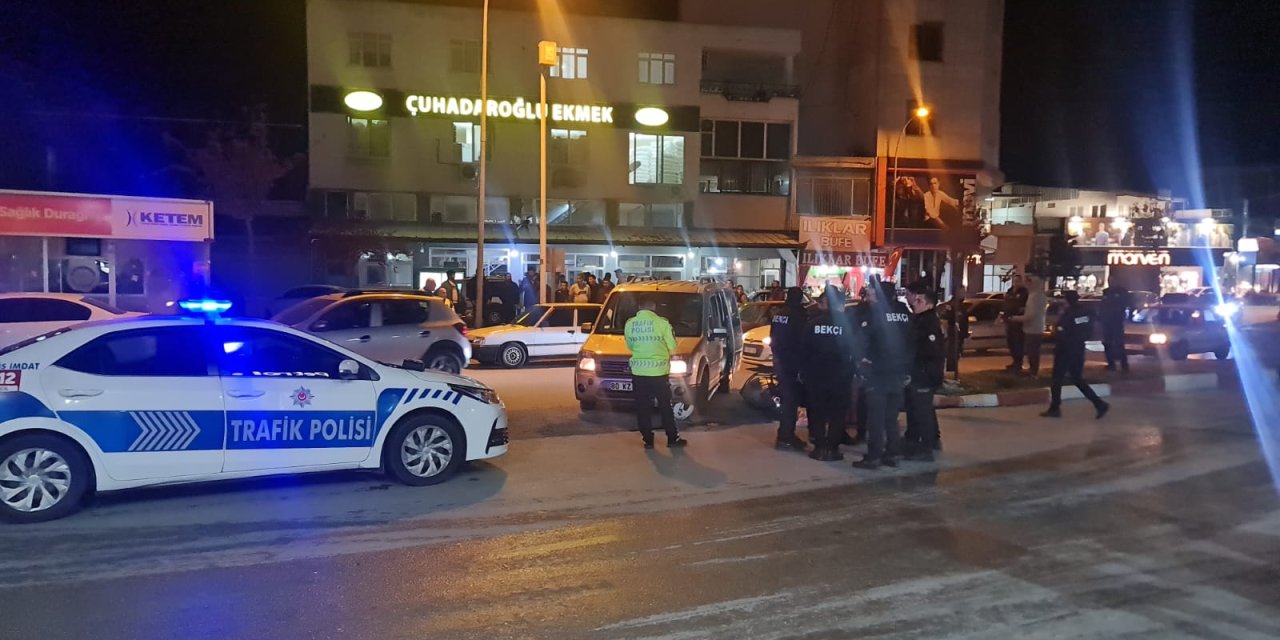 Hafif Ticari Araçla Çarpışan Motosikletin Sürücüsü Hayatını Kaybetti