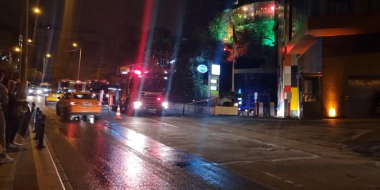 Şişli'de Otelde Yangın