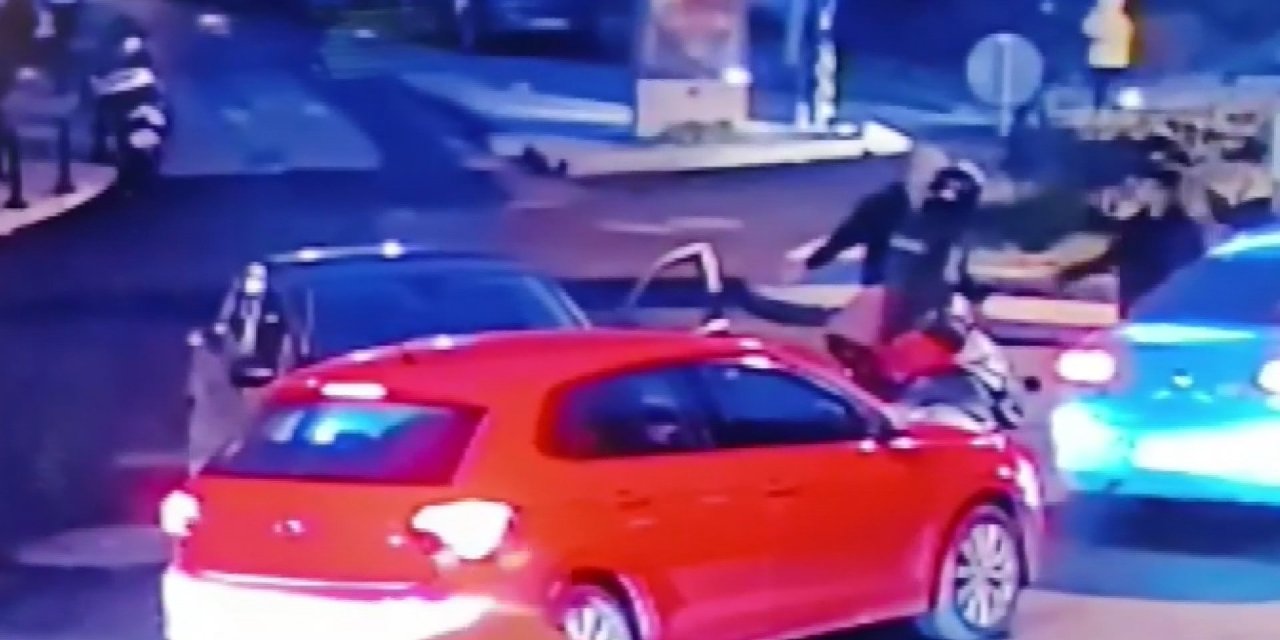 Beşiktaş'ta Trafikte Silahlı Tartışma Kamerada