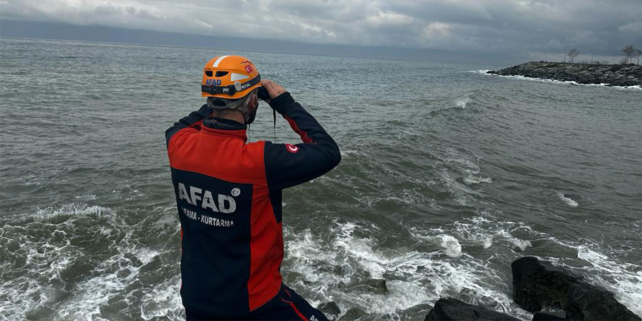 Rize'de Dalgalara Kapılan Kadını Arama Çalışmalarında 9'uncu Gün