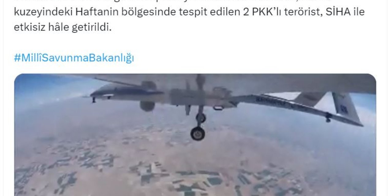 Msb: 2 Terörist Etkisiz Hale Getirildi