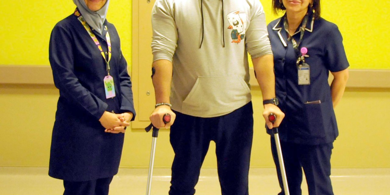 Ceviz Ağacından Düşerek Felç Kalan Doğan, 5 Yıl Sonra İlk Adımlarını Attı