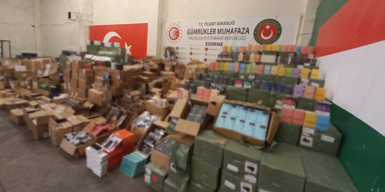 Kapıkule'de 90 Milyon Tl Değerinde Kaçak Eşya Ele Geçirildi