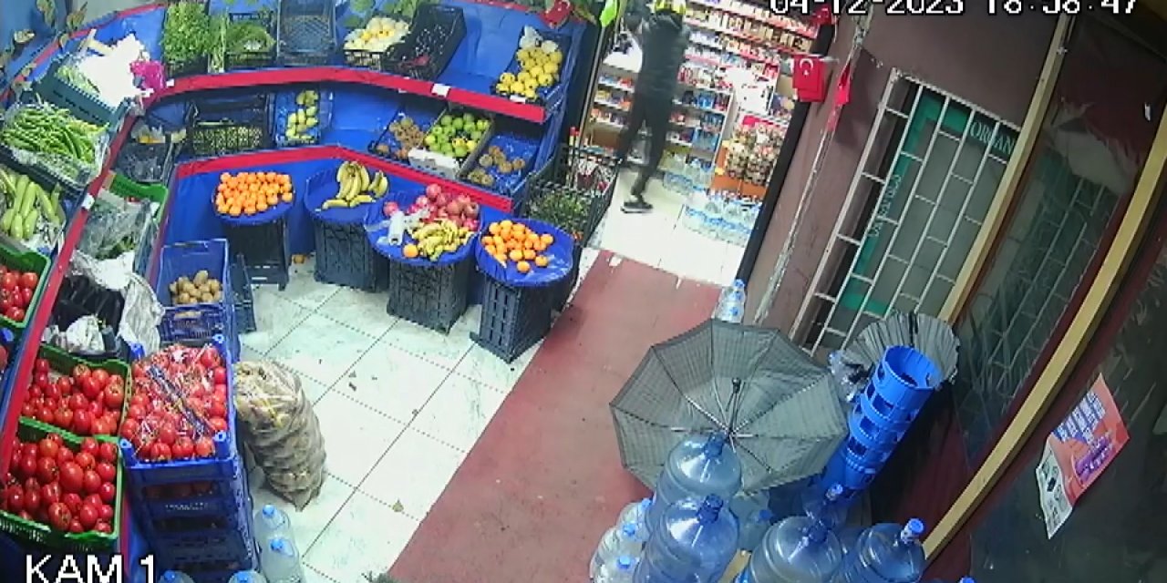 Güngören'de Markette Silahlı Saldırı Kamerada