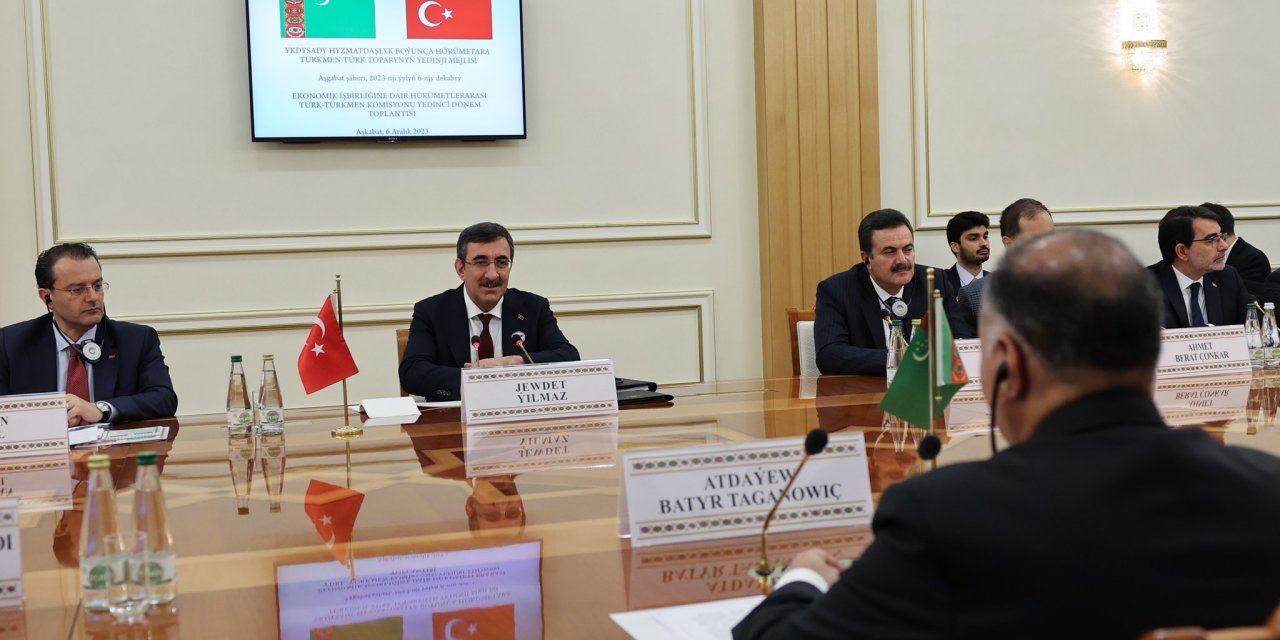 Yılmaz, 7'nci  Türk-türkmen Hükümetlerarası Ekonomik Komisyon Toplantısına Katıldı