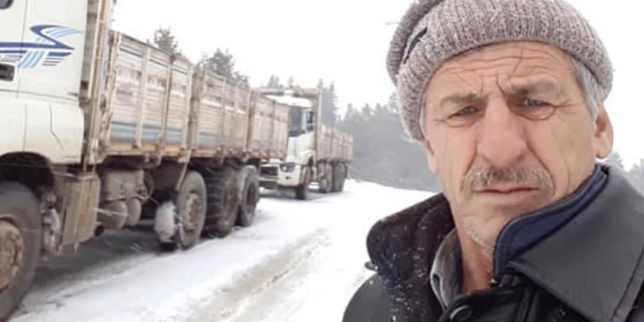 Üzerine Tomruk Devrilen Kamyon Sürücüsü Öldü