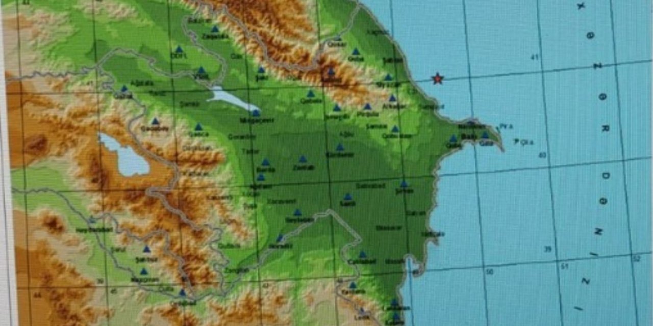 Azerbaycan’da 5.6 Büyüklüğünde Deprem Meydana Geldi