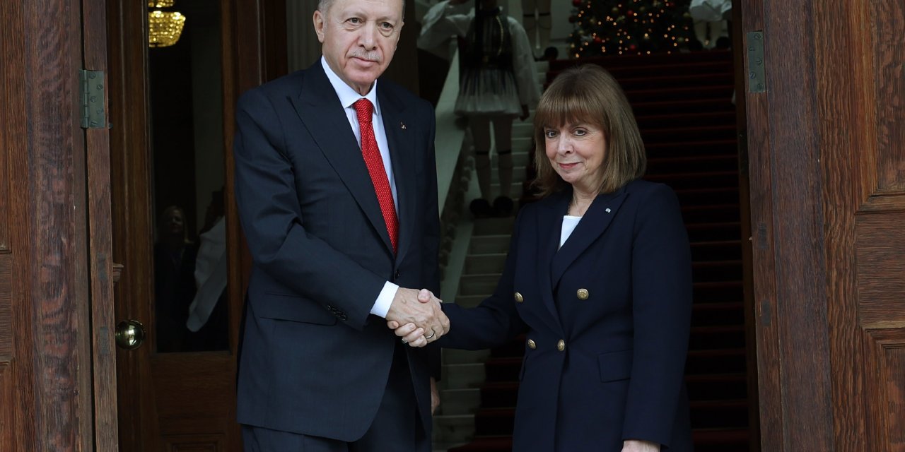 Cumhurbaşkanı Erdoğan, Yunan Mevkidaşı Sakelaropulu İle Görüştü - Ek Fotoğraflar