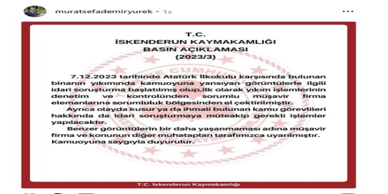 Okul Yanında Kontrollü Yıkım; Bahçedeki Öğrenciler Koşarak Kaçtı (2)