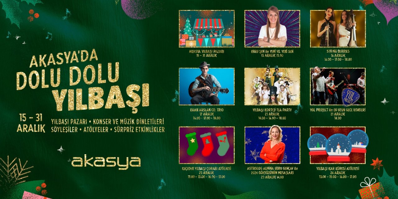 Akasya’dan Yılbaşı Etkinlikleri
