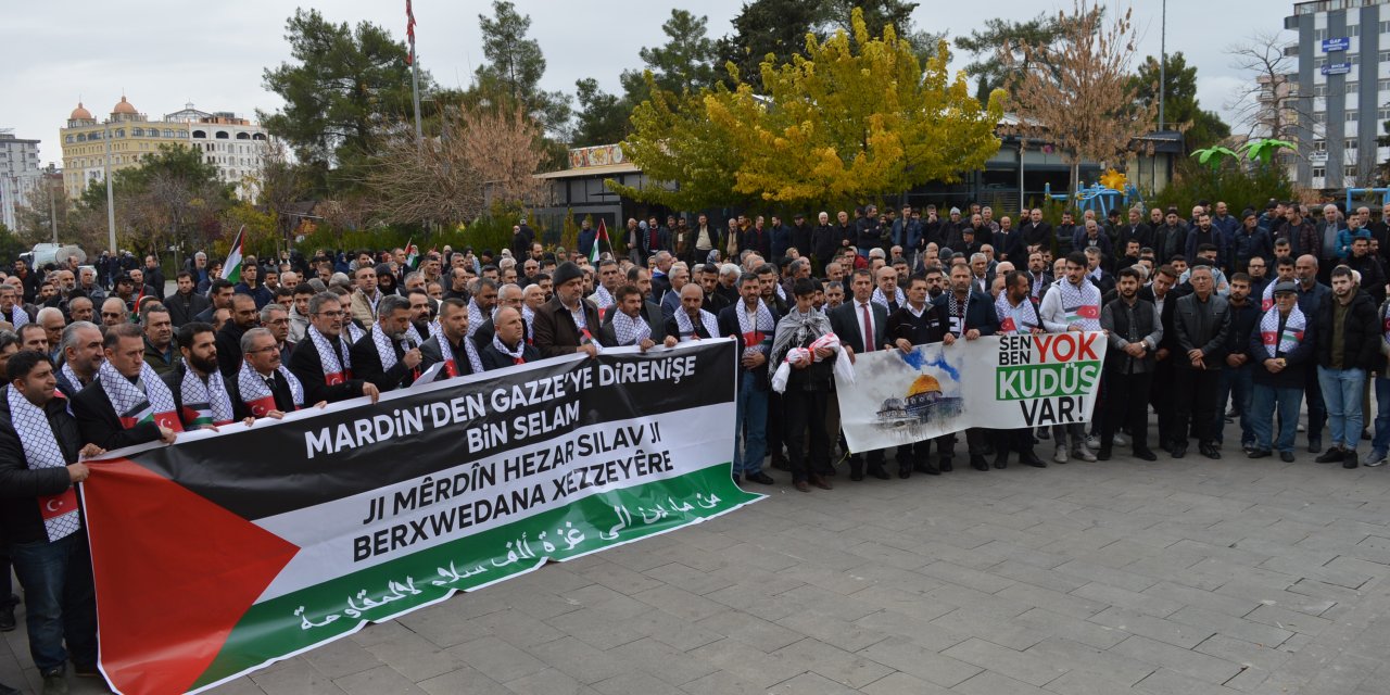 Mardin Ve Diyarbakır’da İsrail Protestosu