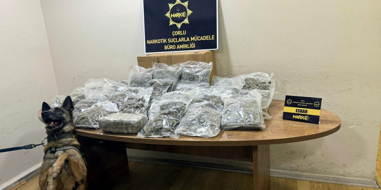 Manavda, Sebze Ve Meyve Kasalarının Altına Gizlenen 15 Kilo Esrarı 'Larissa' Buldu