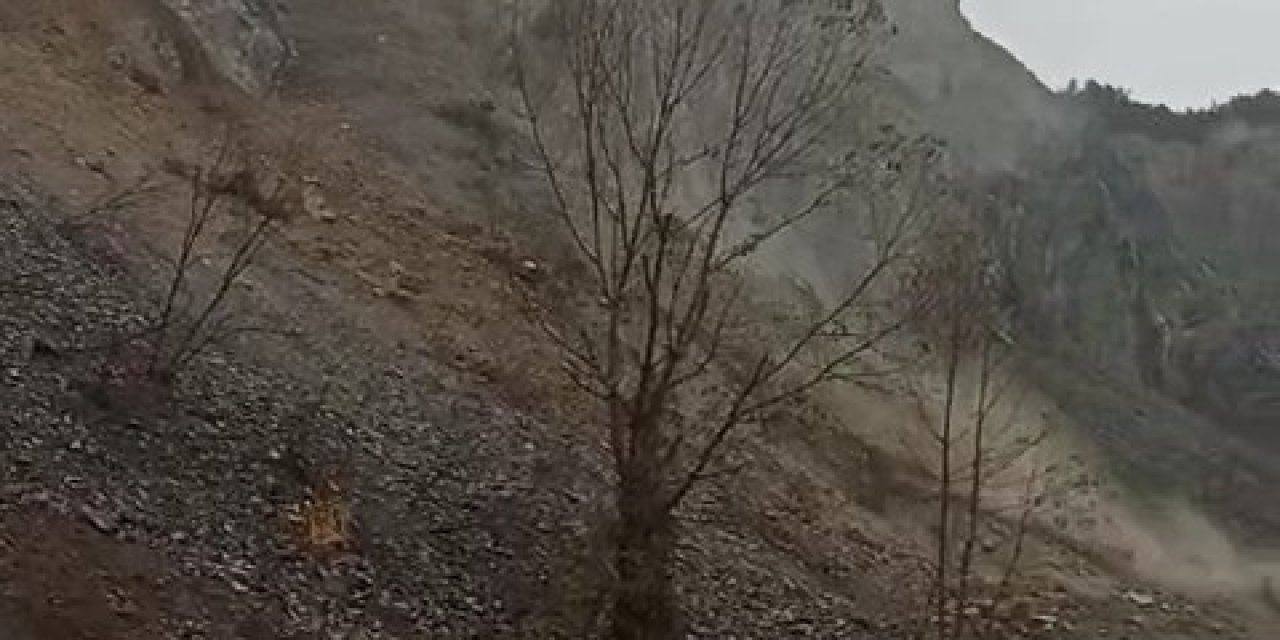 Zonguldak'ta Hastane Yolu Çöktü (3)