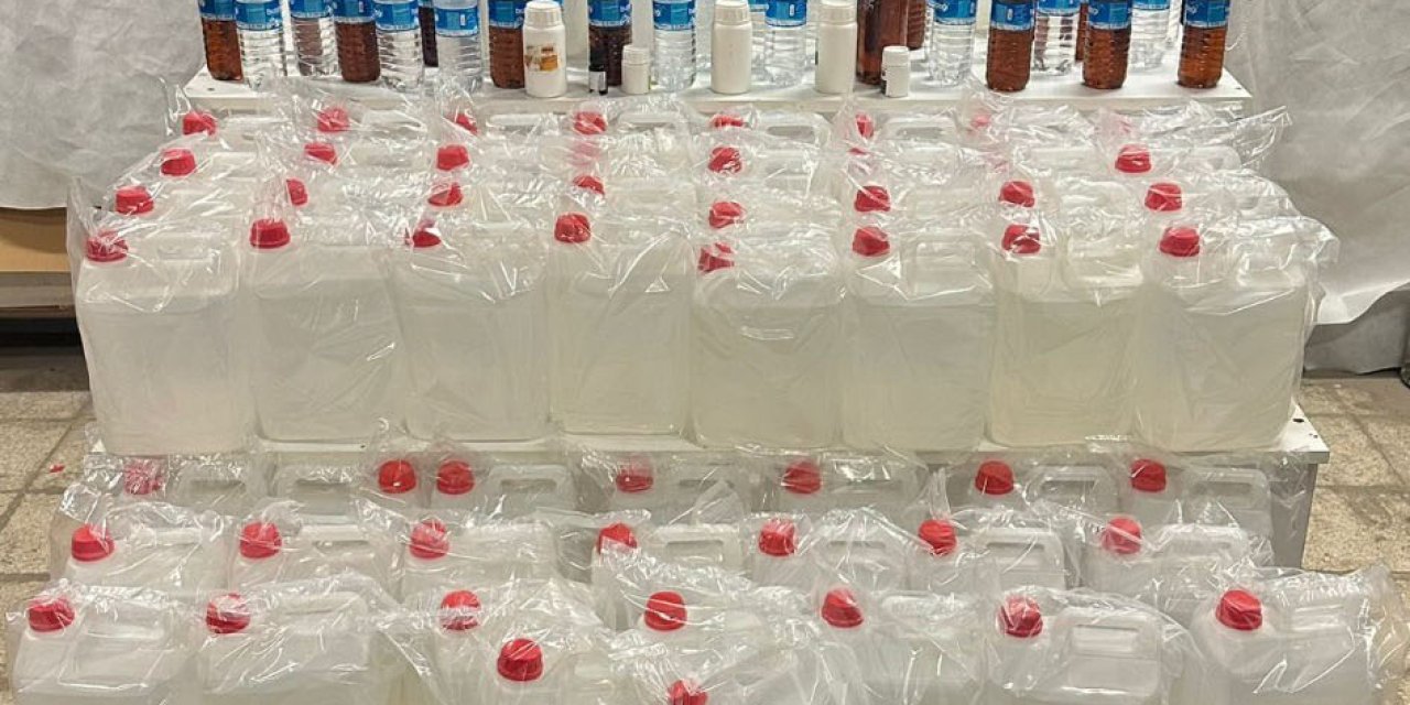 Eskişehir'de Sahte Ve Kaçak Alkol Operasyonu