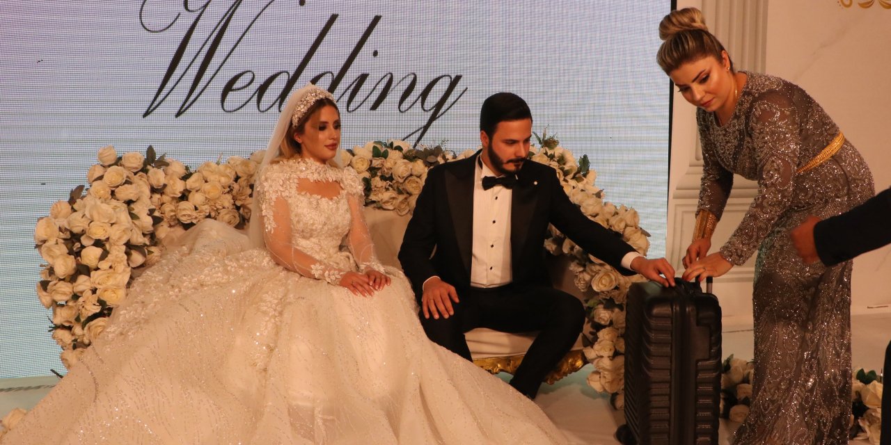 Şanlıurfa’da Geline Bir Valiz Dolusu Altın Takıldı